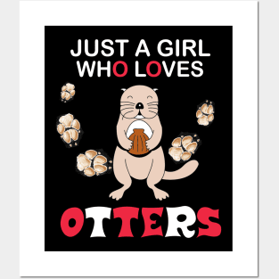 Otter gifts for otter lovers ,her Otter half Posters and Art